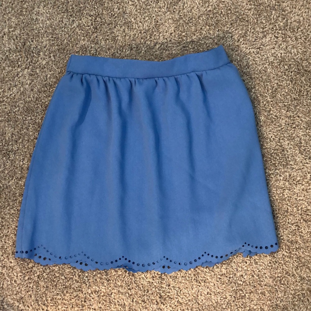 Blue skirt